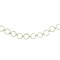 Allstate 5' x 1.75" Lime Green Glittered Round Ring Chain Artificial Christmas Garland - Unlit
